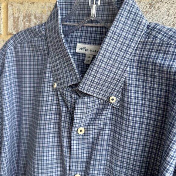 Peter Miller Long Sleeve Button Up Cashmere Blended Shirt Men's Size XL - Picture 6 of 8